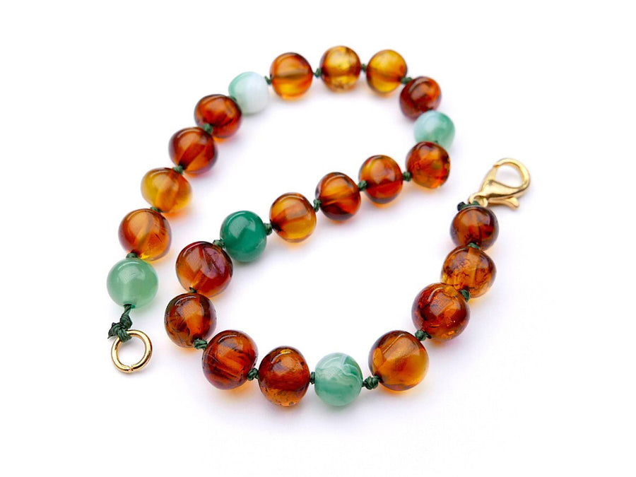 Pulsera de ámbar báltico original