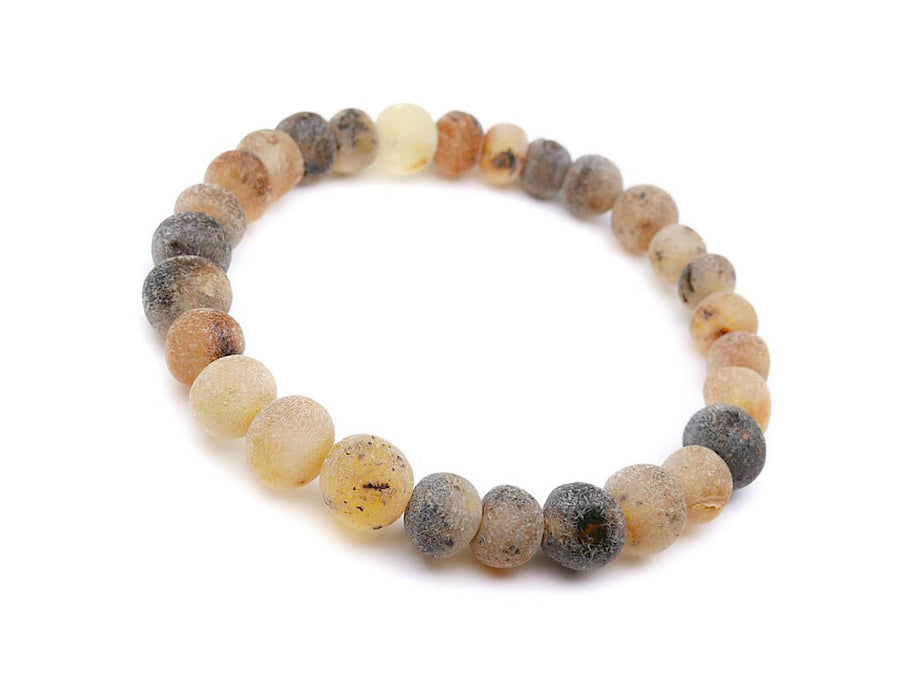 Pulsera elástica de ámbar báltico