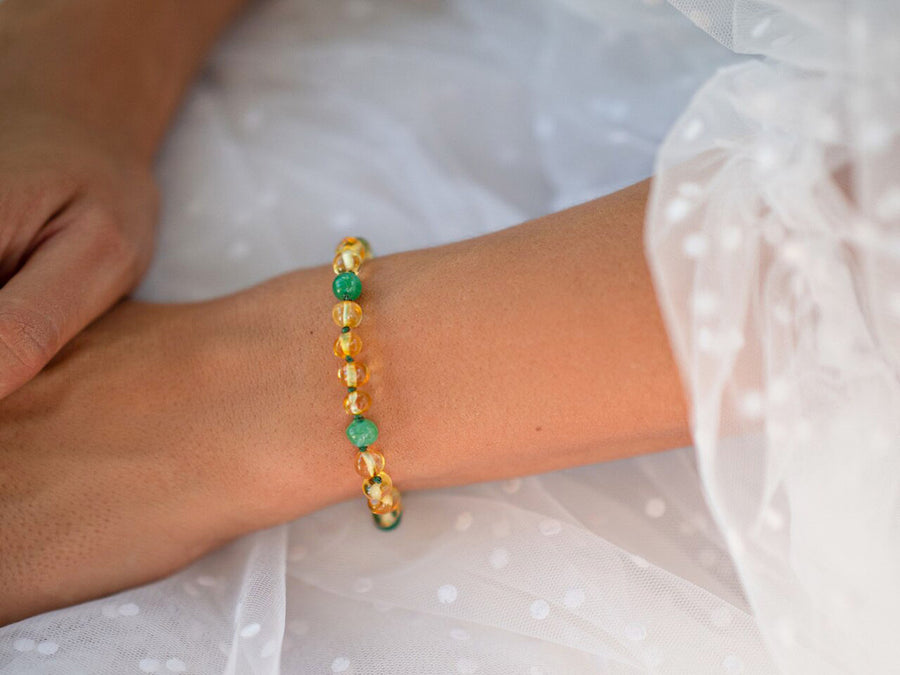 La mejor pulsera curativa de ámbar