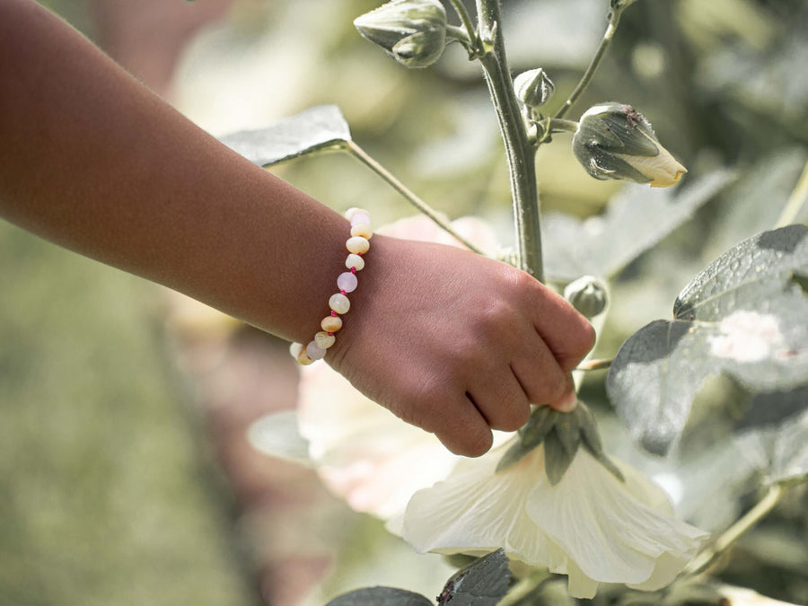 Pulsera curativa de ámbar para niños