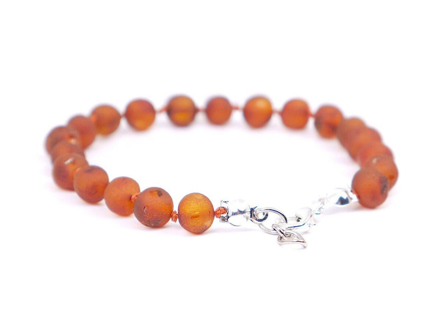 Joyería de ámbar báltico certificada, pulsera ajustable para bebés