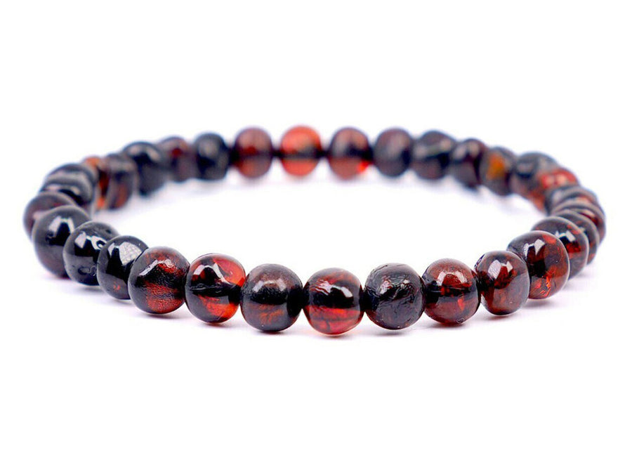 Pulsera de ámbar auténtico natural 