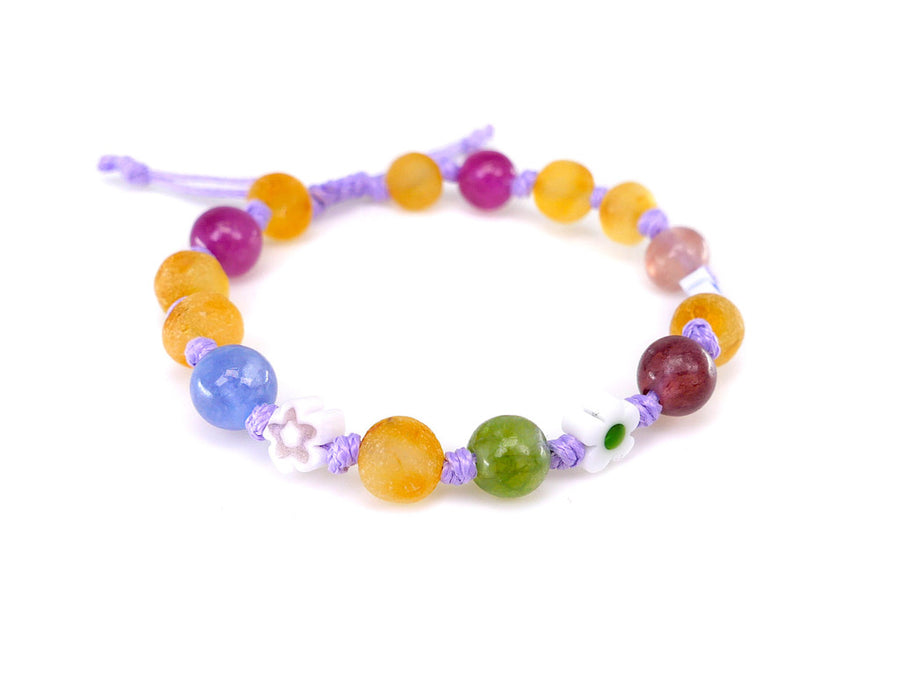 Accesorio calmante para bebés con ámbar miel y piedra jade