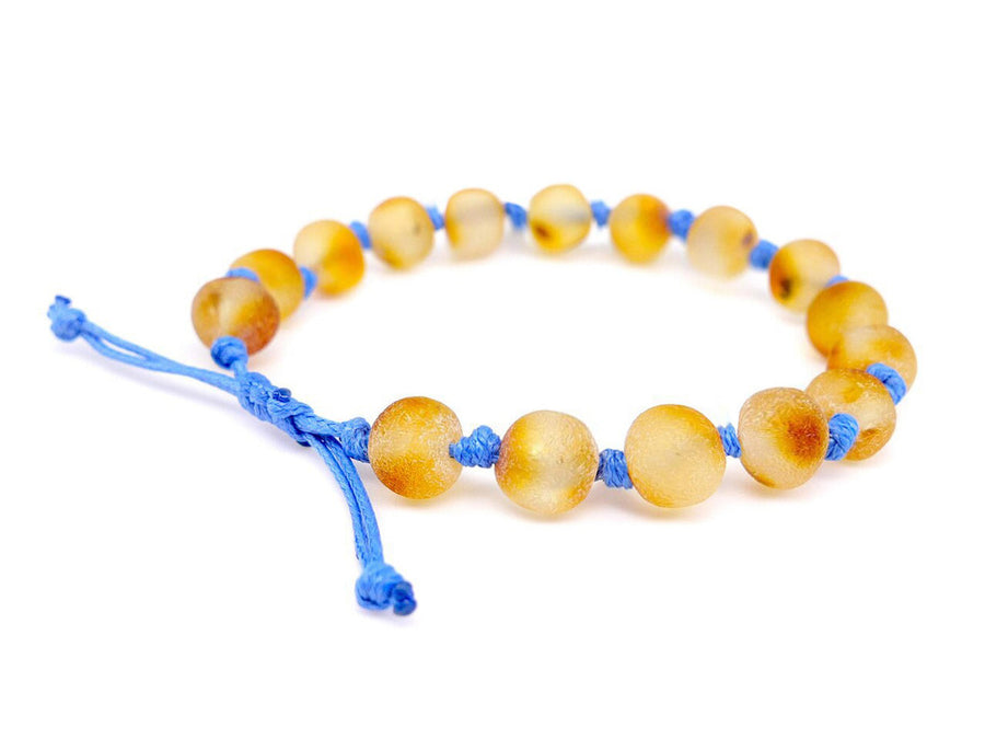 Pulsera de ámbar báltico crudo ideal para aliviar la dentición del bebé