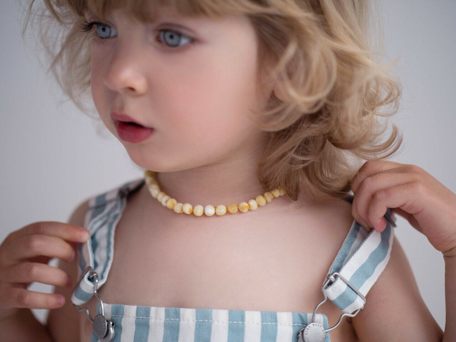 Collar de dentición de ámbar para bebés